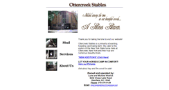 Desktop Screenshot of ottercreekstables.com