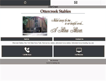 Tablet Screenshot of ottercreekstables.com